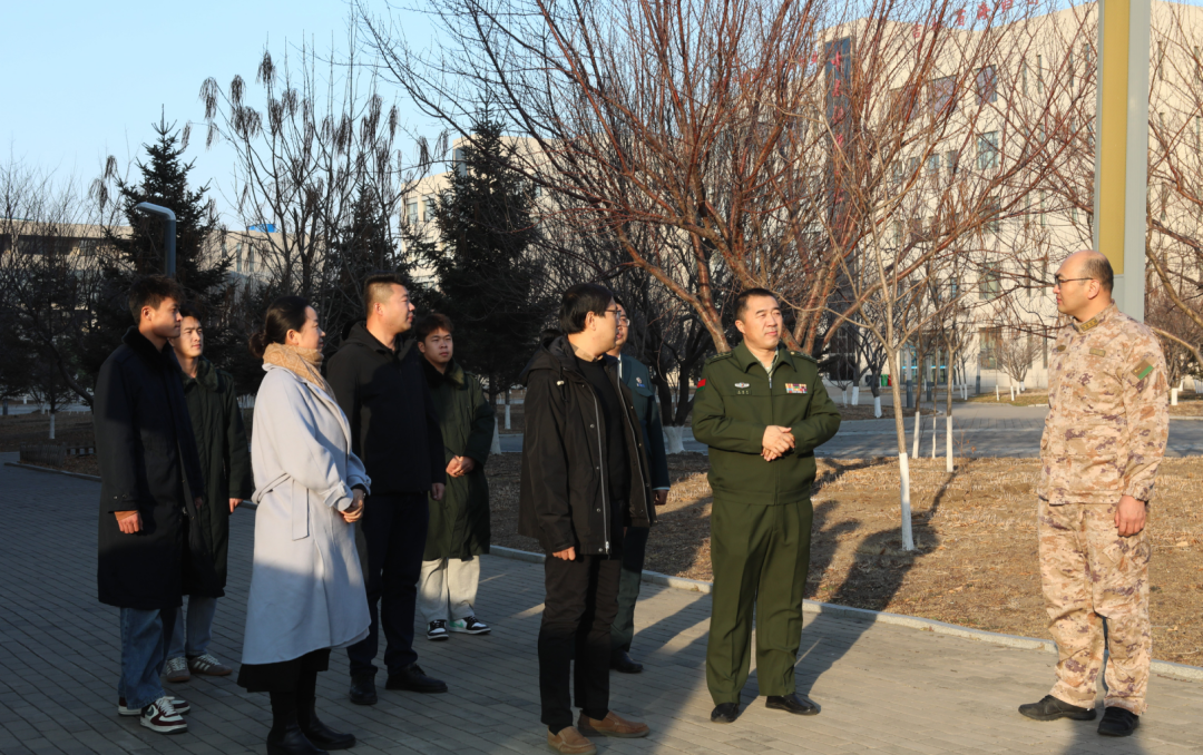 长春市警备区、宽城区人民武装部调研我校武装部建设工作