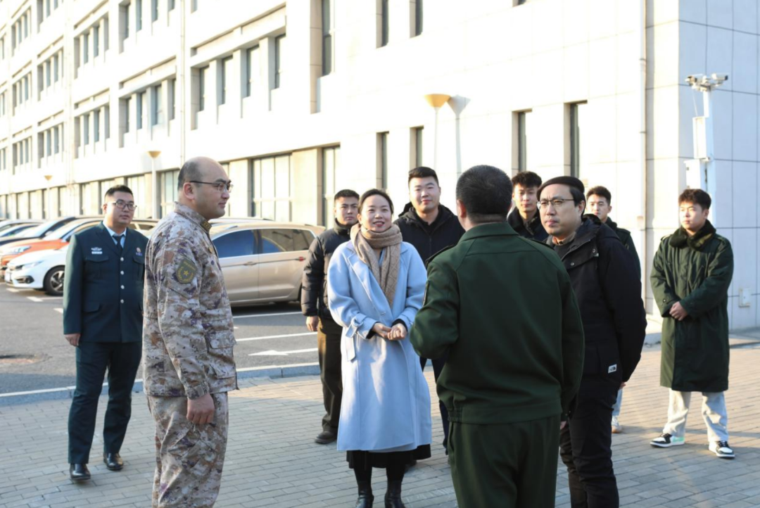 长春市警备区、宽城区人民武装部调研我校武装部建设工作